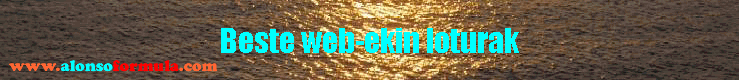 Beste web-ekin loturak