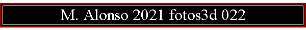 M. Alonso 2021 fotos3d 022