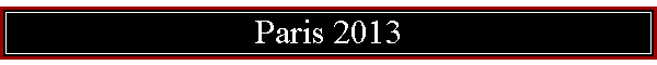 Paris 2013