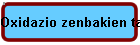 Oxidazio zenbakien taula