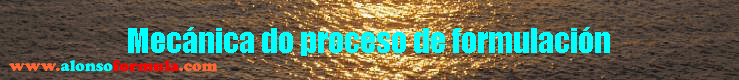 Mecnica do proceso de formulacin
